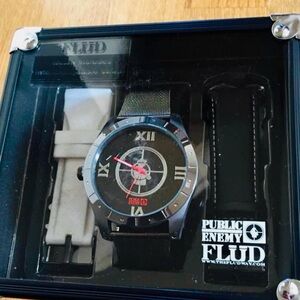 RARE Men's Public Enemy x Flud collab watch.